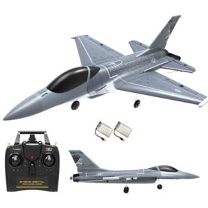 Ssccgym F16 Jet RC Plane 4 Channel Remote Control Aircraft with Aerobatic 6 Axis Full Function for Beginners Adults and Boys