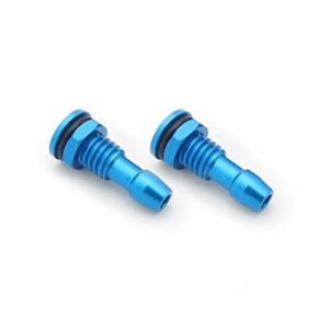 TEAMWILL 2PCS M6 M8 Water Outlet Motor Cooling Water Nipple Nozzle for Godzilla RC Boat Marine M6 Blue