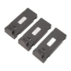 RiToEasysports 3pcs RC Aircraft Lithium Battery Kit 2600mah for E88 E88Pro LS E525 E525Pro Drone