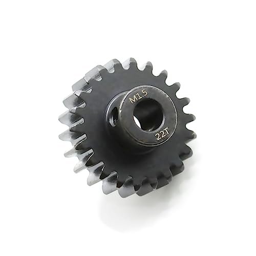 Mesimsple CrMo Steel Mod 1.5 22T Pinion Gear for Cheap 1/5 Scale RC Trucks X maxx 8S XRT 8S Upgrades