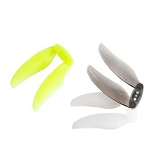 Gemfan F4019 Floppy Proppy 4019 Propeller 4Pairs 4X1 9 2 Blade PC Folding Propeller for RC FPV Racing 4inch LR4 Micro Long Range Drones Replaceable Accessories