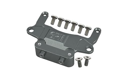 GPM Upgrades Aluminum 6061 T6 Rear Gear Box Lower Tray for 1 27 Mini Z AWD RC Car Gray Perfect for RC Hobbies Boca