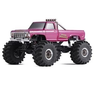 BEEZRC FMS FCX24 1 24 Scale RTR Monster Truck RC 4WD Brushed 2.4GHz High Roller Edition with LED Lights