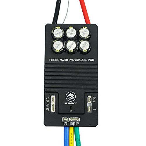 FLIPSKY 75200 Pro 84V High Current Aluminum PCB VESC for E Skateboard Ebike Scooter Robot