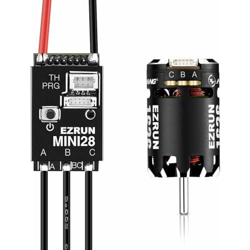 Kopren Motors RC SD EZRUN Mini28 Combo with Mini28 ESC and 1626SD 5000KV Motor for High Performance Racing