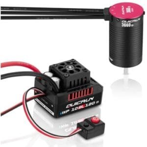 HOBBYWING Quicrun 10BL120 G2 3660SL G2 RC Combo with Intelligent Freewheeling Technology