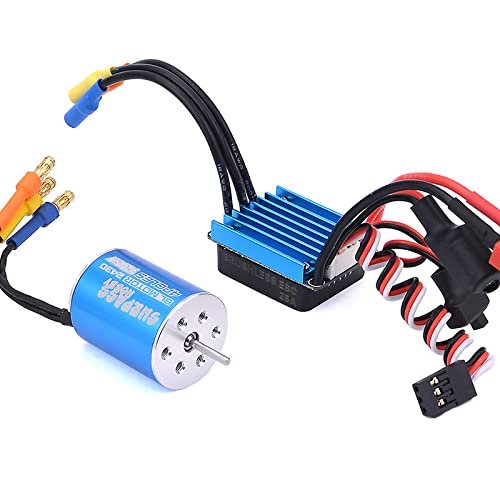 Iveco RC Truck High Performance 2430 5800KV 4P Sensorless Brushless Motor with 25A ESC Speed Controller