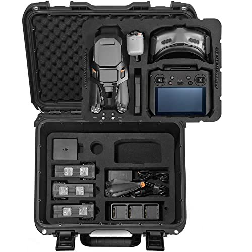 Lekufee Waterproof Carrying Case for Tyco RC 3 Wheeler and DJI Mavic 3 Pro Classic Combo Accessories