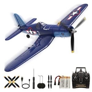 RoofWorld 2023 F4U Corsair RC Airplane 4 Channel RTF with Xpilot Stabilization for Beginners and Adults