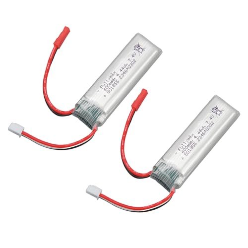 RC Willey Riverton Utah WLtoys XK A280 RC Airplane Spare Lithium Batteries 2Pcs 7.4v 600mah with JST Plug