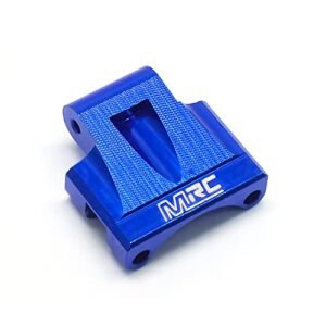 MRC CNC Aluminum Rear Axle Truss Upper Link Mount Upgrade Part for Axial SCX24 C10 JLU Gladiator Bronco in Blue