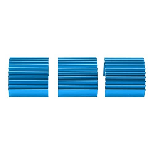 Wisecoco 370 Motor Heat Sink 3pcs Aluminum Alloy Cooling Fins for RC Submarine Motor Upgrade