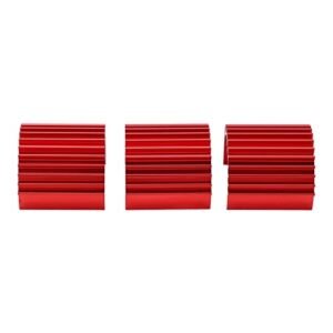 3pcs Aluminum 370 Motor Heat Sink Cooling Fins for WPL RC Trucks C14 C24 B14 B24 Models