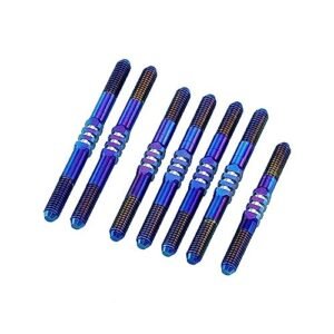 J Concepts Inc B74 2 3 5Mm Fin Titanium Turnbuckle Set Blue 7Pc JCO28021 Electric Car Truck Option Parts RC Concepts