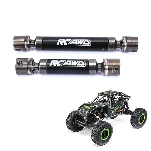 RCAWD 2pcs Center Driveshafts Slider Drive Shafts 66 76mm 84 105mm for RC 1 18 Axial UTB18 Capra Upgrade Parts Black Perfect for RC Boats Parts