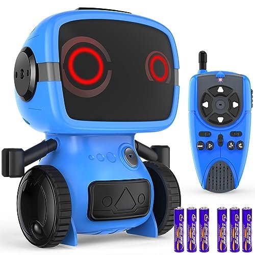 Dandist Rob and Big RC Helicopter Robot Toy for Kids Remote Control Programmable Dancing Singing with Flexible Arms