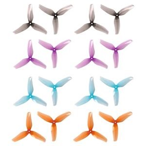 Gemfan Hurricane 2009 Props 3 Blades PC Propeller 1.5mm for Scott Scale RC 2009 FPV Racing and Freestyle 2inch Toothpick Drone DIY Parts 16pcs 8CW 8CCW