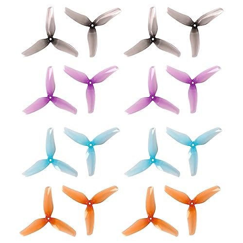 Gemfan Hurricane 2009 Props 3 Blades PC Propeller 1.5mm for Scott Scale RC 2009 FPV Racing and Freestyle 2inch Toothpick Drone DIY Parts 16pcs 8CW 8CCW