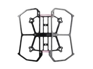 Happymodel Mobula7 75mm Pusher Carbon Fiber Frame for Enhanced Durability and Performance in RC Planes Getting Shot Down Scenarios