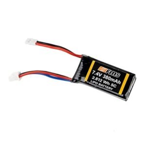 DEERC RC Car Sandy Land Lipo Battery 2S 7.4V 380mAh for FCX24M 1/12 FJ45 JIMNY 1/18 LC80 Land Cruiser FJ Cruiser K10 HILUX Apache FCX24 Power Wagon Smasher K5 Lemur Unimog 421 Parts