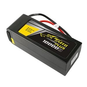 TATTU Plus 22.2V 25C 10000mAh 6S Lipo Smart Battery Pack with EC5 Plug (New Version)