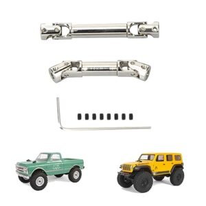 RCAWD Hardened 45 Steel Center Driveshaft Set Axial 1/24 SCX24 Wrangler C10 Upgrade Parts