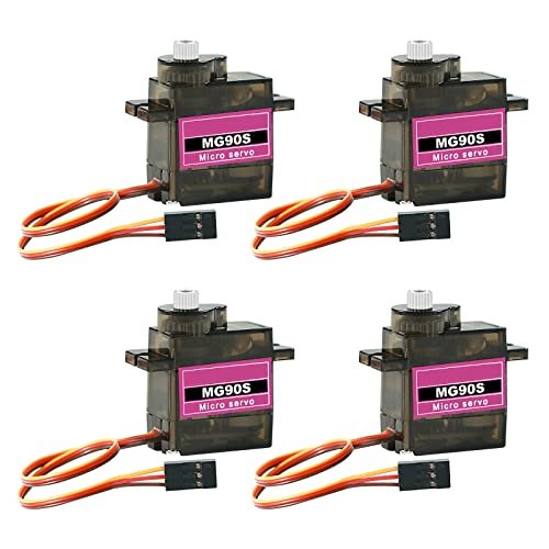 MG90S 9g Micro Servo Motor Metal Gear for RC Plane Plan Robot Car and Arduino Projects