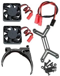 Hopsup RC Helicopter Volitation High Speed Charger 4010 Dual Cooling Fan 15000 RPM for 1/8 1/5 Scale Cars