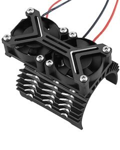 RCarmumb 30mm 15000 RPM High Speed Cooling Fan Heatsink Adjustable Mount for 1/8 Scale RC Bodies