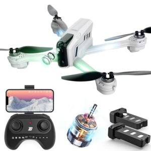 BEZGAR RC Auto Body Shelton CT Drone with 4K Camera Brushless Motor Optical Flow Positioning
