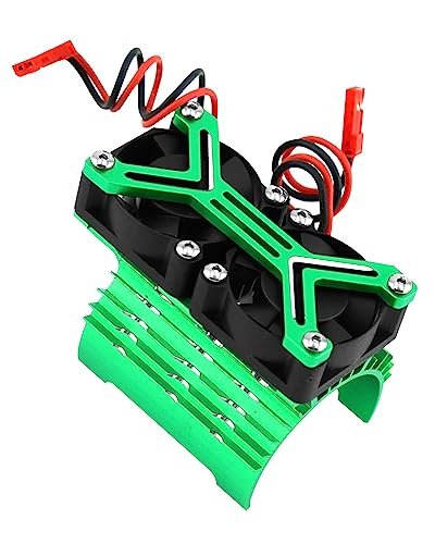 RCMYou 30mm 20000rpm Cooling Fan with Metal Heatsink for DEERC Brushless RC Cars 300E Parts and 1/10 Scale Models