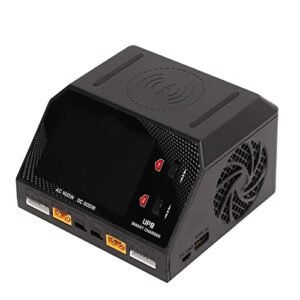 UP8 AC 400W DC 650W Dual Channel Lithium Battery Balance Charger Discharger for Drone Lipo Batteries with US Plug 100 240V
