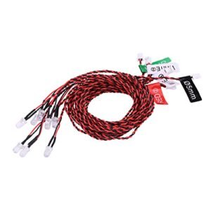 SkyBlaze RC Plane Smoke System Kit with 8 LED Navigation Lights for Enhanced Visibility and Realistic Flight Simulation