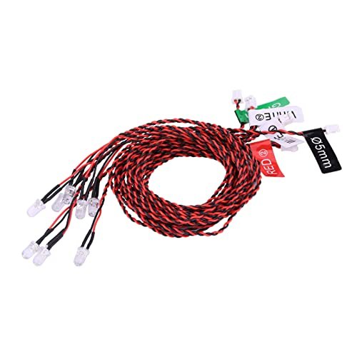 SkyBlaze RC Plane Smoke System Kit with 8 LED Navigation Lights for Enhanced Visibility and Realistic Flight Simulation