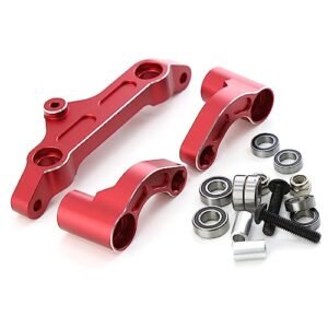 Avion Trainer RC Steering Bellcrank Set Alum Alloy Upgrade for Arrma 1/5 Kraton 8S Outcast 8S BLX ARA340153 Red
