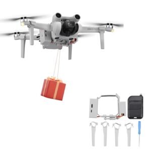iEago RC Mini 3 Airdrop System Payload Delivery for DJI Mini 3 Pro Mini 3 RC Airplane Payload Transport Dropper