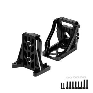 Palumma RC Motor Mount for TRAXXAS Aluminum Alloy Front Rear Bracket Compatible with Cordova RC Motors 8S Traxxas X Maxx 6S 8S XRT 8S Upgrades Part Black