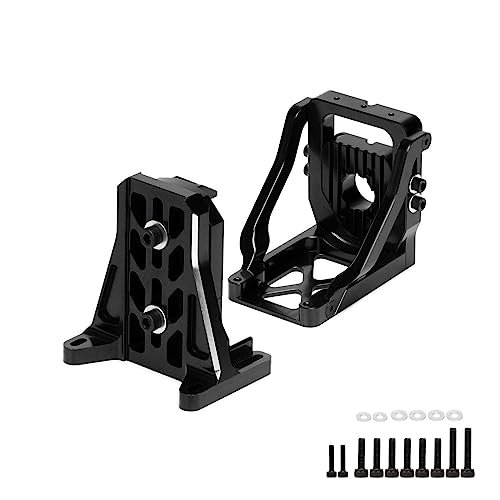 Palumma RC Motor Mount for TRAXXAS Aluminum Alloy Front Rear Bracket Compatible with Cordova RC Motors 8S Traxxas X Maxx 6S 8S XRT 8S Upgrades Part Black