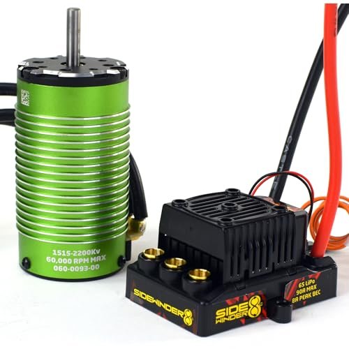 Castle Sidewinder 8TH ESC and 2200 KV V2 Motor Combo for 8th Scale RC Bodies