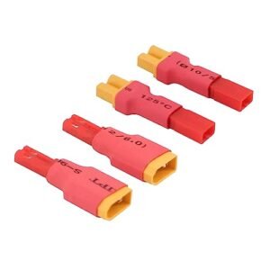 rflaueo 4pcs JST to XT30 Male Female RC Connector Adapter for RC Mongolian Enthusiasts E83 4
