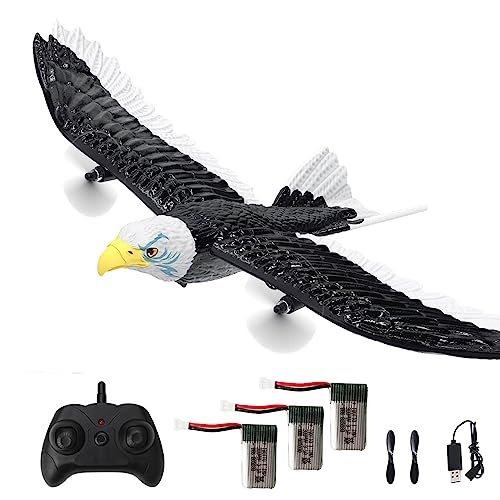 GoolRC Eagle 580 RC Plane FX651 2 Channel 2.4GHz Remote Control Airplane with 6 Axis Gyro Stabilizer and 3 Batteries