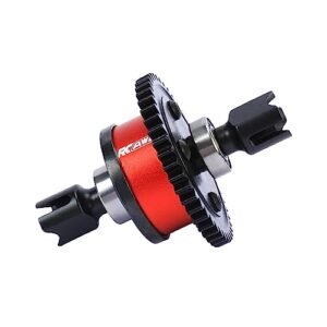 RCAWD Metal Center Diff Set 46T 100K for Arrma 1/7 1/8 6s TLR RC Truck Felony Fireteam Infraction Limitless Mojave Karton Notorious Outcast Talion Typhon Exb RTR ARA310989 Hopups Upgrade Parts Black