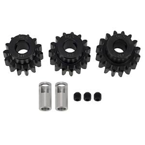 DKKY RC Motor Pinion Gear M1.5 8mm with M5 Screws Upgrade Parts for RC Willey Microwaves 14 16T