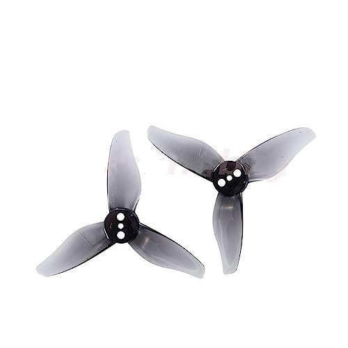 INLIMA Drone Accessories GEMFAN 16PCS 8Pairs 2023 3 Blade Propeller 2 Inch 3 Holes 1.5mm Center Hole Diameter CW CCW Props for RC Toothpick FPV Drone Perfect for RC Willey Upholstered Beds Enthusiasts