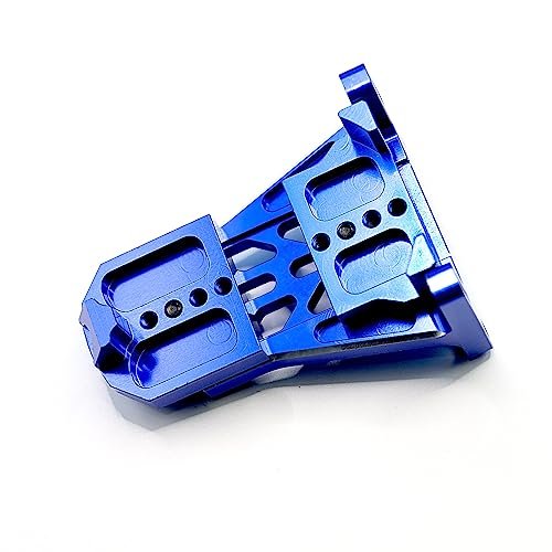 Mesimsple Alloy X Maxx Rear Motor Mounts 7760 Upgrade Kit for Best 1/5 RC Truck X Maxx 6S 8S and XRT 8S Models Blue