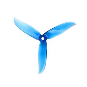 INLIMA 24 pcs / 12 Pair for DALPROP Cyclone T5045C PRO 5045 3-Blade Propeller for FPV Freestyle Drone Quadcopter Updated Version Prop Drone Accessories (Color : Crystal Blue)