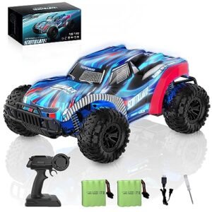 TURCGUO RC Turck 1 16 Off Road 2WD Fast Remote Control Car Monster Truck with Custom RC Short Course Truck Paint Jobs 25km h Speed 5 Mode LED Light 80 Min Play Time