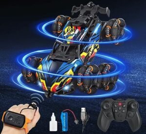 RC Willey Bedroom Dressers Premium Gesture Sensing RC Stunt Car With Light Music 2.4GHz Drift Stunt Remote Control Toy for Kids