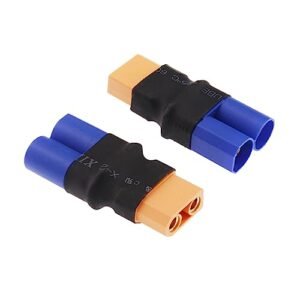 OliRC 2pcs Male EC8 to Female XT90 RC Connector Adapter C183 2