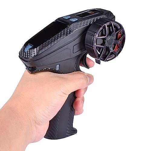 DUMBORC X6PM 350 Mini RC Transmitter and Receiver for Oval RC Cars with Gyroscope Function and Low Voltage Alarm